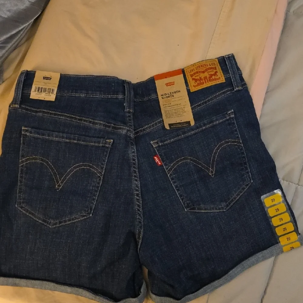 Levi's Women's Blue Denim Shorts